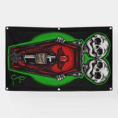 Koffiesnelscherm Spandoek (Horizontaal)