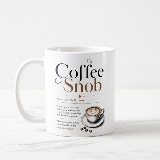 Koffiesnob koffiemok (Links)