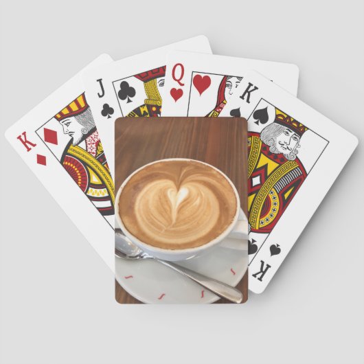 Koffiespeelkaarten Pokerkaarten (Achterkant)