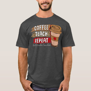 Koffiestaafje Herhaal 3e klas docent T-shirt