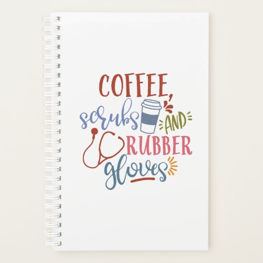 Koffiestaafjes en rubberhandschoenen, ontworpen vo planner (Voorkant)