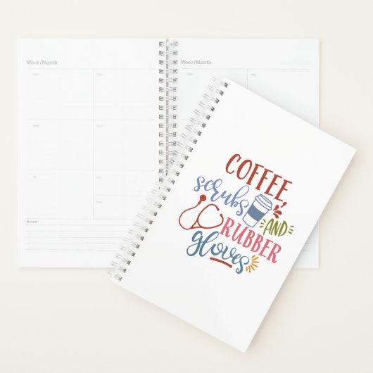 Koffiestaafjes en rubberhandschoenen, ontworpen vo planner (Display)