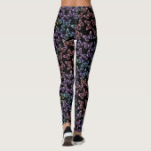  koffiestaartje voor zwarte vlinder leggings (Achterkant)