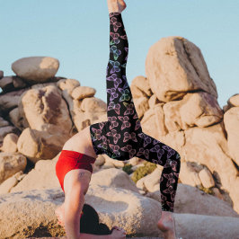  koffiestaartje voor zwarte vlinder leggings