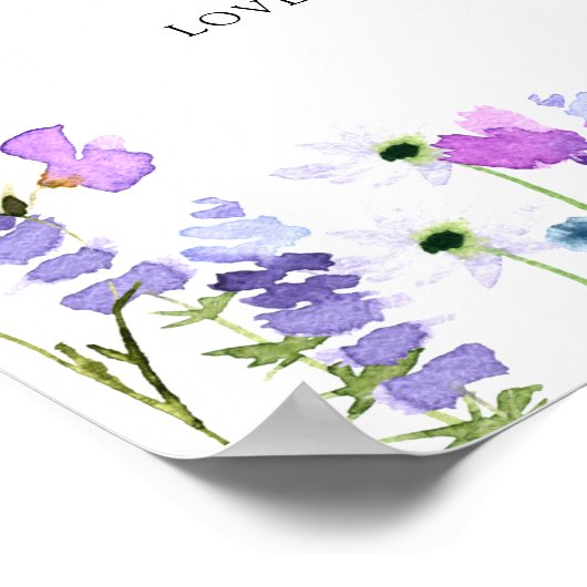 Koffiestbalken Paars Vrijgezellenfeest voor wilde Poster (Hoek)