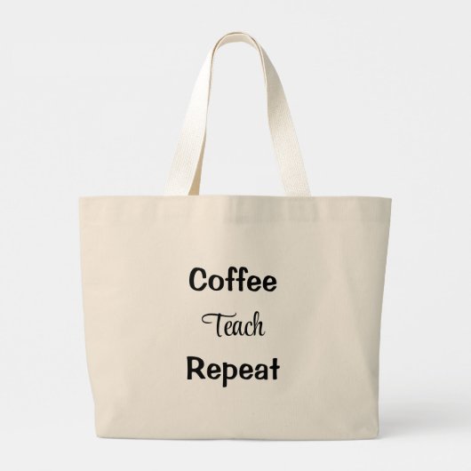 Koffiesteach herhaling van de Canvas tas voor de w (Achterkant)