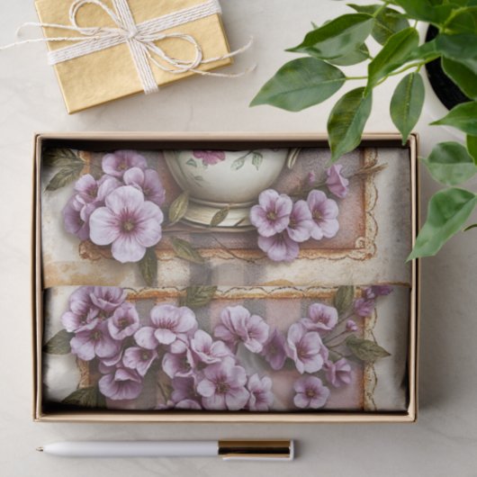 koffiestoom Plaid Grunge Decoupage Tissuepapier (Geschenk)