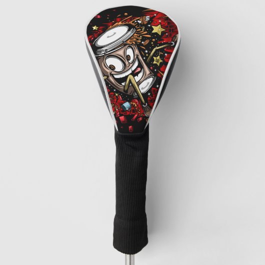 koffiestoot golfheadcover (Voorkant)