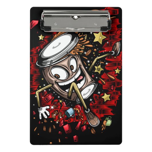 koffiestoot mini klembord (Voorkant)