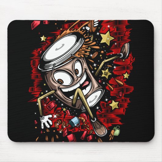 koffiestoot muismat (Voorkant)