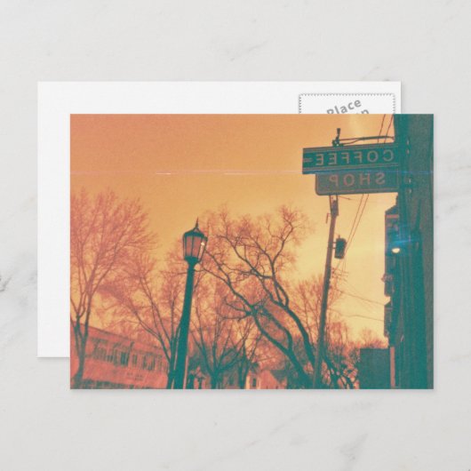 koffiestraat briefkaart (Voorkant / Achterkant)