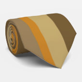 Koffiestrepen Stropdas (Opgerold)