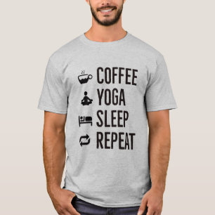 koffiesyoga-slaap, herhaal 2 T-shirt
