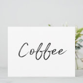 Koffieteken | Stijlvol handschrift (Staand voorkant)