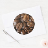 koffietelaars ronde sticker (Envelop)