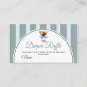Koffiethema Espresso Martini Baby shower Luier Informatiekaartje (Voorkant)