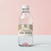 Koffiethema Espresso Martini Bow Baby shower Waterfles Etiket