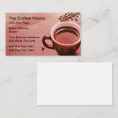 Koffiethema Moderne Visitekaartjes (Voorkant / Achterkant)