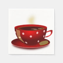 Koffiethema servetten