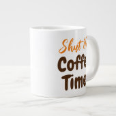 Koffietijd afsluiten grote koffiekop (Voorkant rechts)