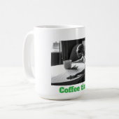 Koffietijd alien koffiemok (Voorkant links)