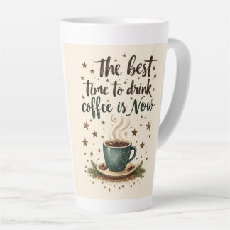 Koffietijd begint nu latte mok