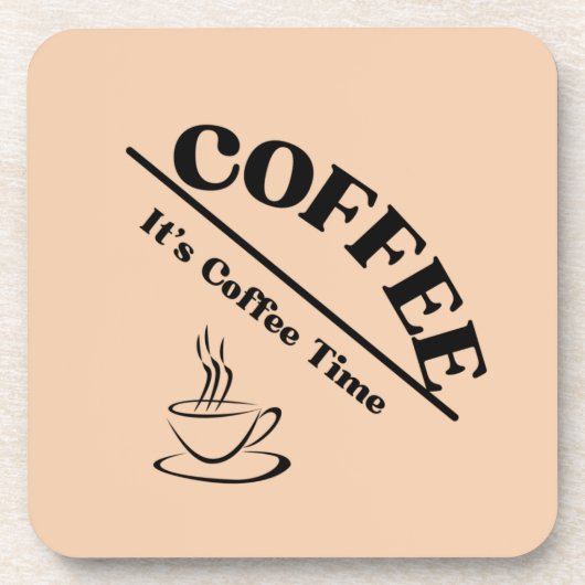 Koffietijd Bier Onderzetter (Voorkant)