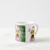 Koffietijd bijen espresso kop (Voorkant rechts)