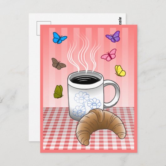 Koffietijd Briefkaart (Voorkant / Achterkant)