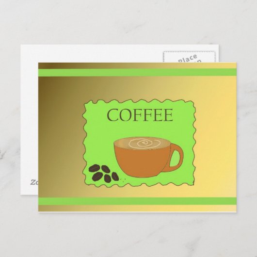 Koffietijd Briefkaart (Voorkant / Achterkant)