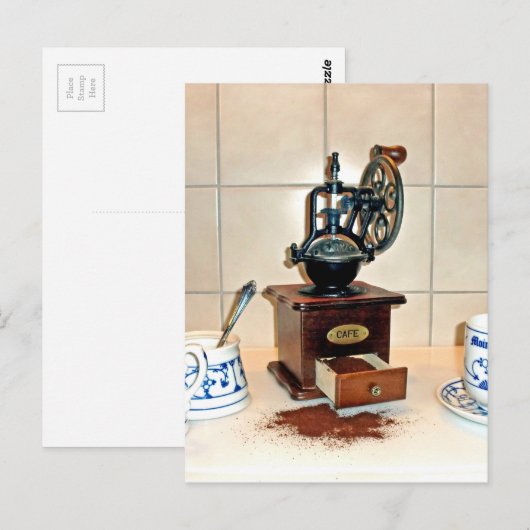 koffietijd briefkaart (Voorkant / Achterkant)