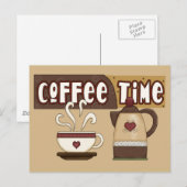 Koffietijd Briefkaart (Voorkant / Achterkant)