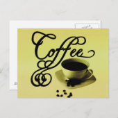 Koffietijd Briefkaart (Voorkant / Achterkant)