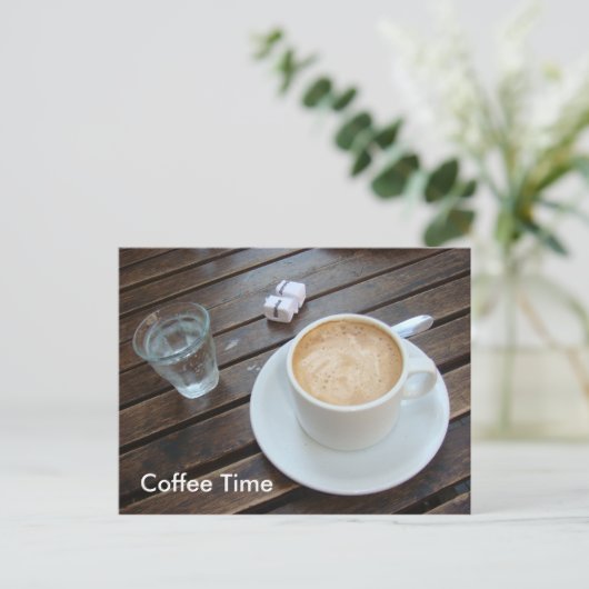 Koffietijd Briefkaart (Staand voorkant)