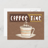 Koffietijd-briefkaart Briefkaart (Voorkant / Achterkant)