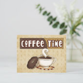 Koffietijd-briefkaart Briefkaart (Staand voorkant)