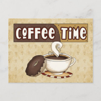 Koffietijd-briefkaart Briefkaart