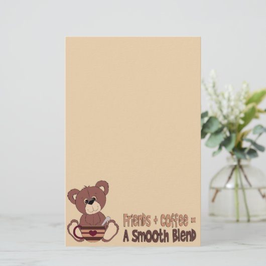 Koffietijd briefpapier (Staand voorkant)