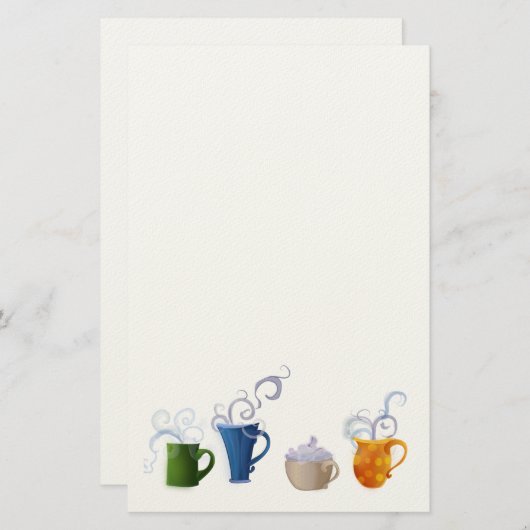 Koffietijd Briefpapier (Voorkant / Achterkant)