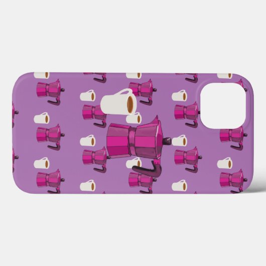 Koffietijd Case-Mate iPhone Case (Achterkant (horizontaal))