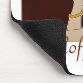 Koffietijd CC0224 Art Nouveau Mousepad Muismat (Hoek)