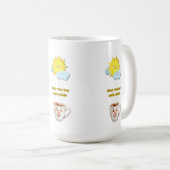 Koffietijd – Cute Lachende Kop (Voorkant rechts)