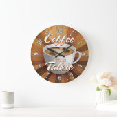 Koffietijd Decoratieve wandklok (Huis)