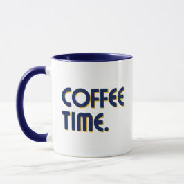 Koffietijd | Eenvoudige Minimalistische Dagelijkse Mok