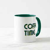 Koffietijd | Eenvoudige Minimalistische Dagelijkse Mok (Voorkant rechts)