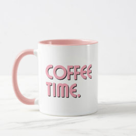 Koffietijd | Eenvoudige Minimalistische Dagelijkse Mok