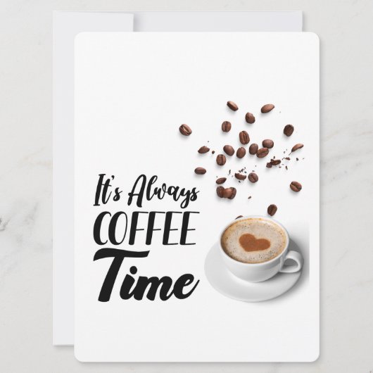 KOFFIETIJD FEESTDAGENKAART (Voorkant)