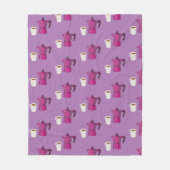 Koffietijd Fleece Deken (Voorkant)