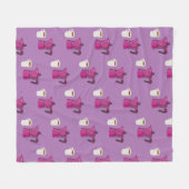 Koffietijd Fleece Deken (Voorkant (Horizontaal))