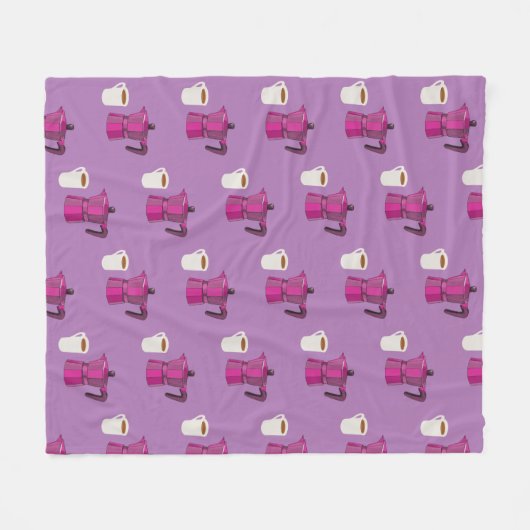 Koffietijd Fleece Deken (Voorkant (Horizontaal))